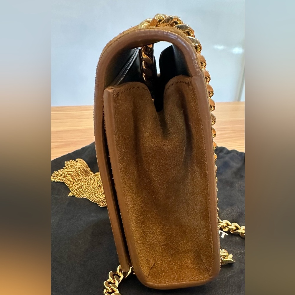 Saint Laurent Brown Suede Small Kate Tassel Crossbody Bag - Picture 9 of 16
